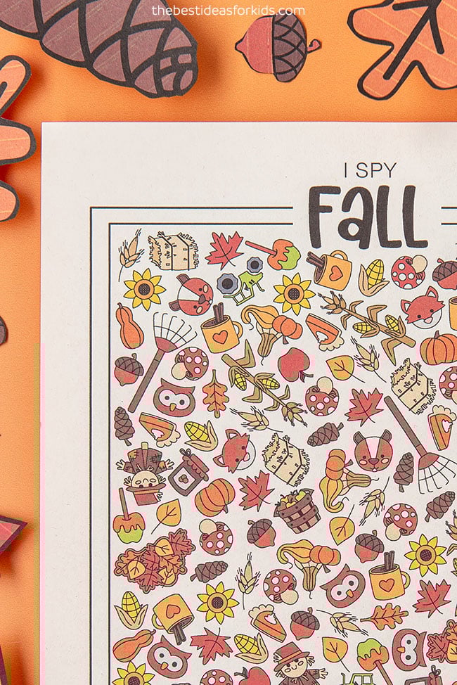 Fall I Spy (Free Printables) The Best Ideas for Kids