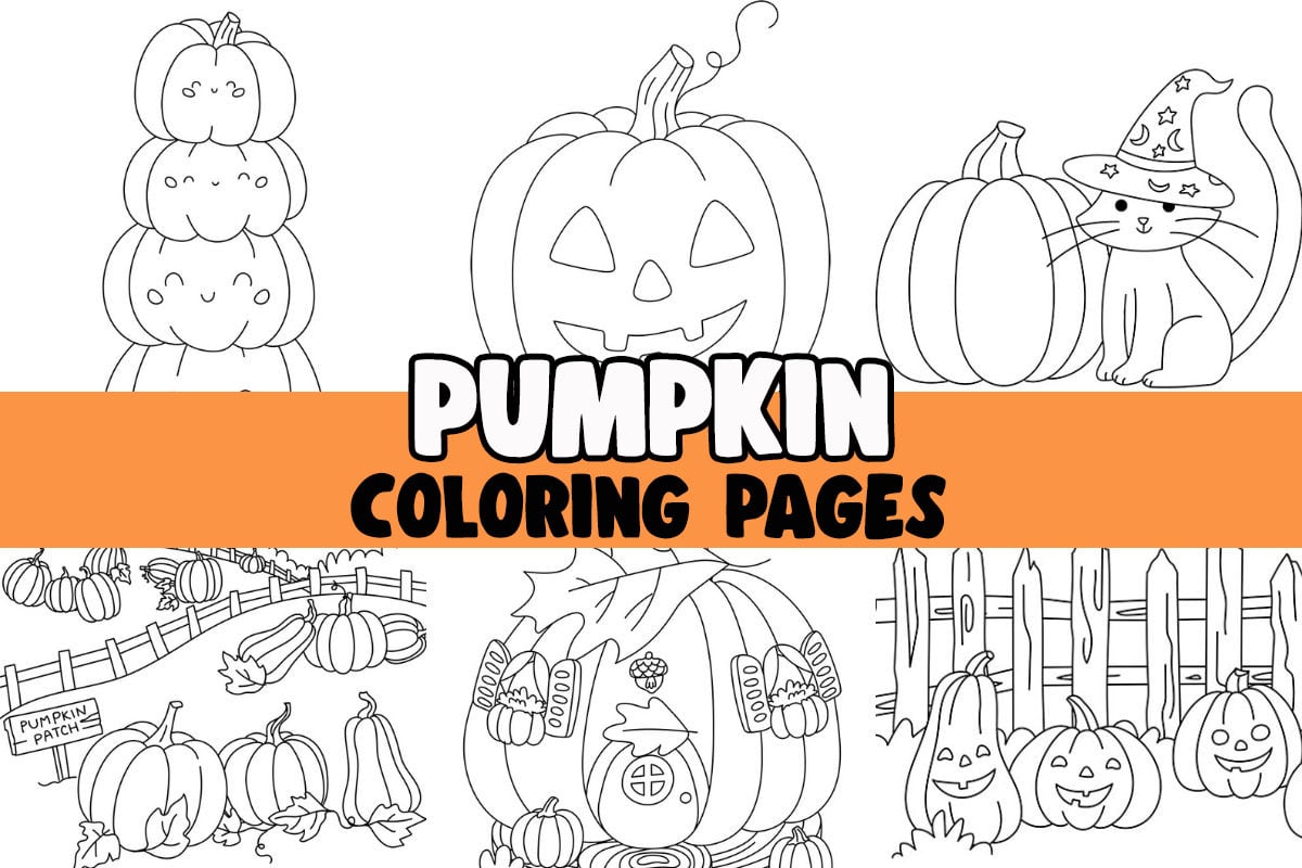 coloring pages pumpkin