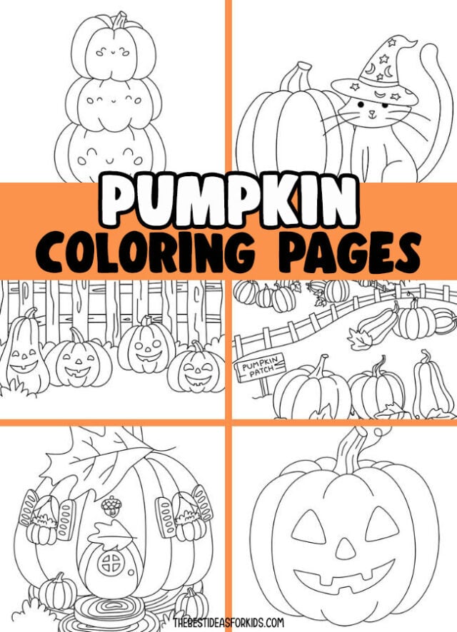 Pumpkin Coloring Pages for Kids