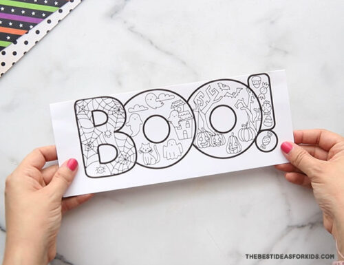 Halloween Coloring Cards (Free Printables) - The Best Ideas for Kids