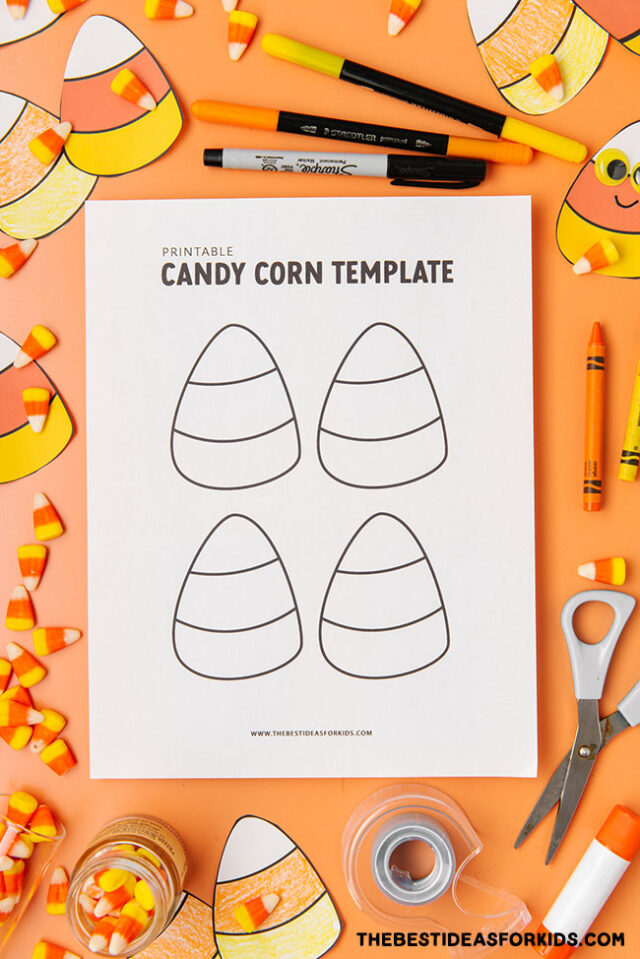 Candy Corn Template (Free Printables) The Best Ideas for Kids
