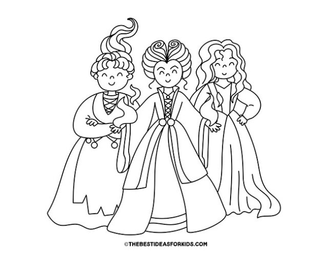 Hocus Pocus Coloring Page