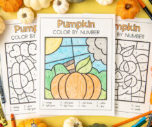 Pumpkin Color by Number