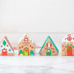 3D Gingerbread House Template