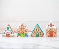 3D Gingerbread House Template