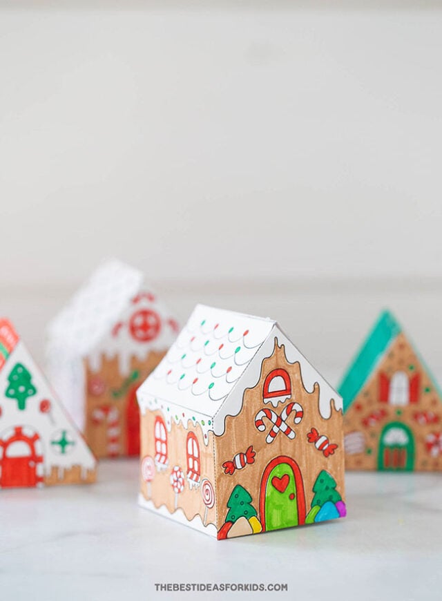 3D paper Gingerbread House
