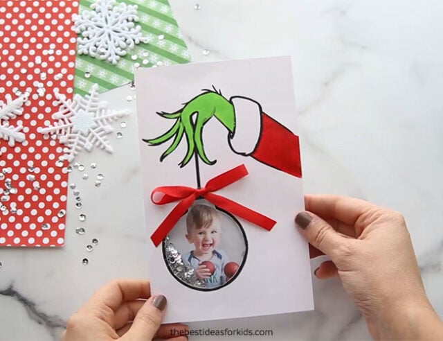 Grinch Card Template
