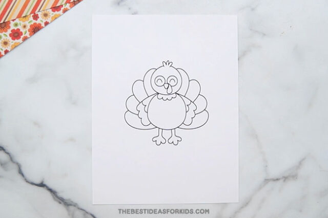 Printable Turkey for Disguise a Turkey