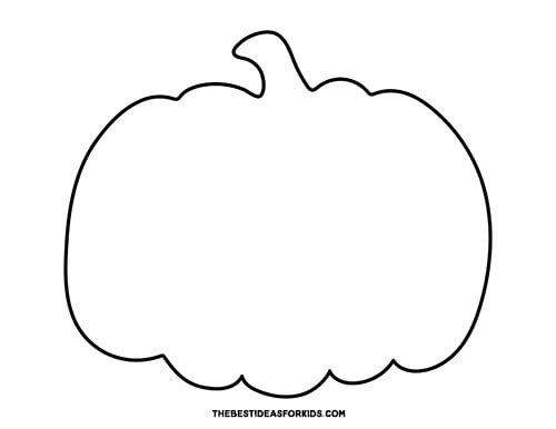 Pumpkin Outline Simple - Large