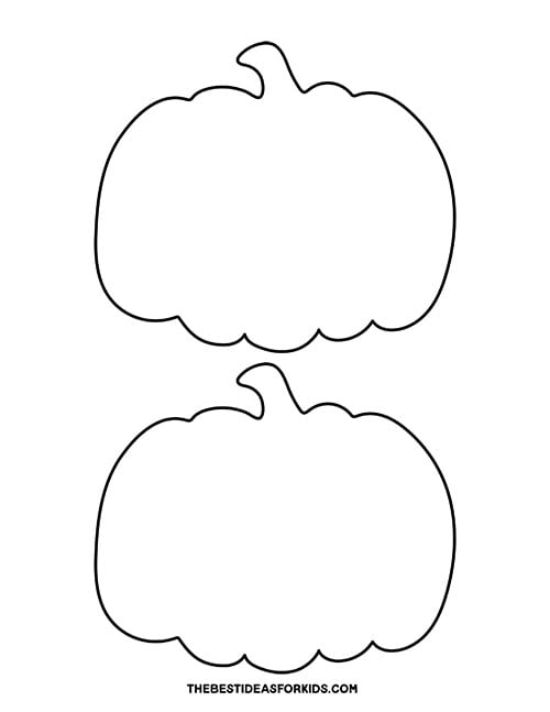 Pumpkin Outline Simple -Medium