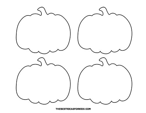 Pumpkin Outline Simple -Small