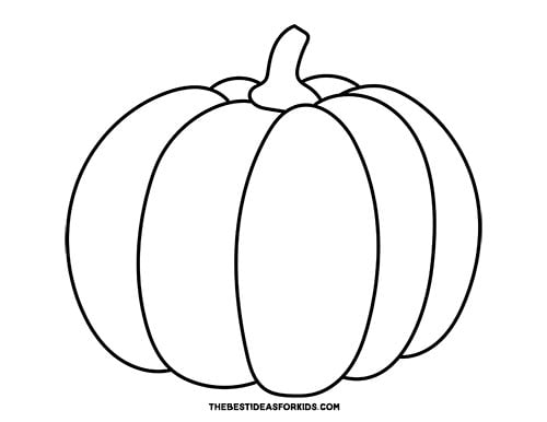 Simple Pumpkin Outline - Large