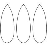 Turkey Feather Template