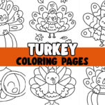 turkey coloring pages cover