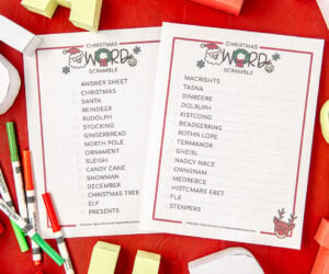 Christmas Word Scramble