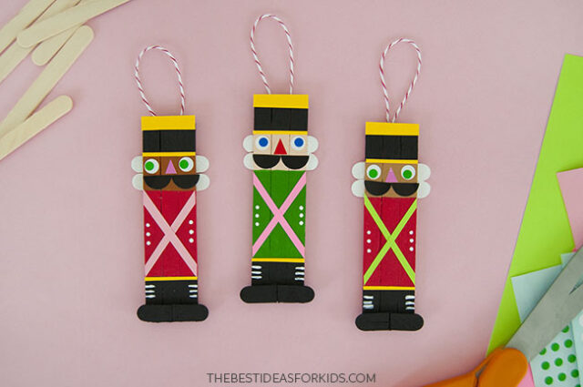 Craft Stick Nutcracker Craft