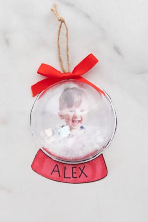 DIY Snow Globe Ornament