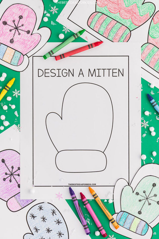 Design a Mitten Template Free Printable