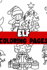 Elf Coloring Pages Cover