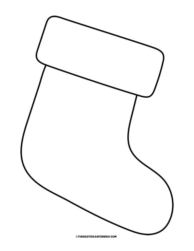 Free Printable Christmas Stocking Template