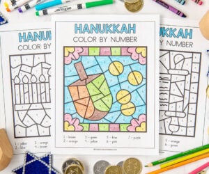 Hanukkah Color by Number