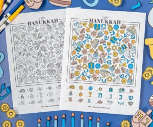 I spy Hanukkah printables cover