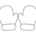 Mitten template printable