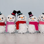 Pinecone Snowman Craft cover