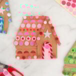 Popsicle Stick Gingerbread House