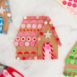 Popsicle Stick Gingerbread House