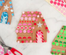 Popsicle Stick Gingerbread House