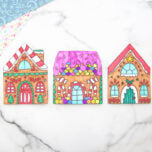 Printable Gingerbread House Card