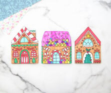 Printable Gingerbread House Card