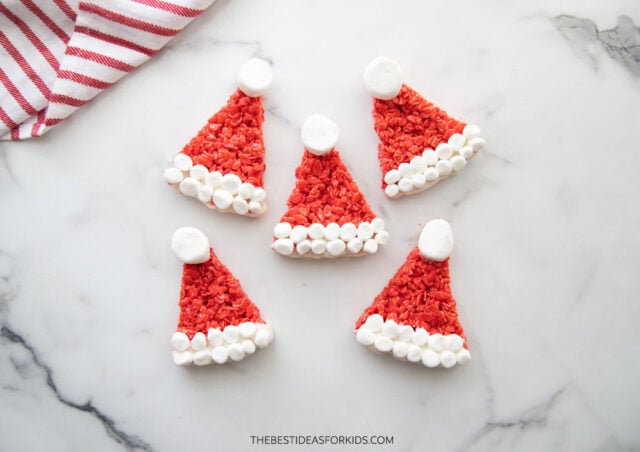 Rice Krispie Treats Santa