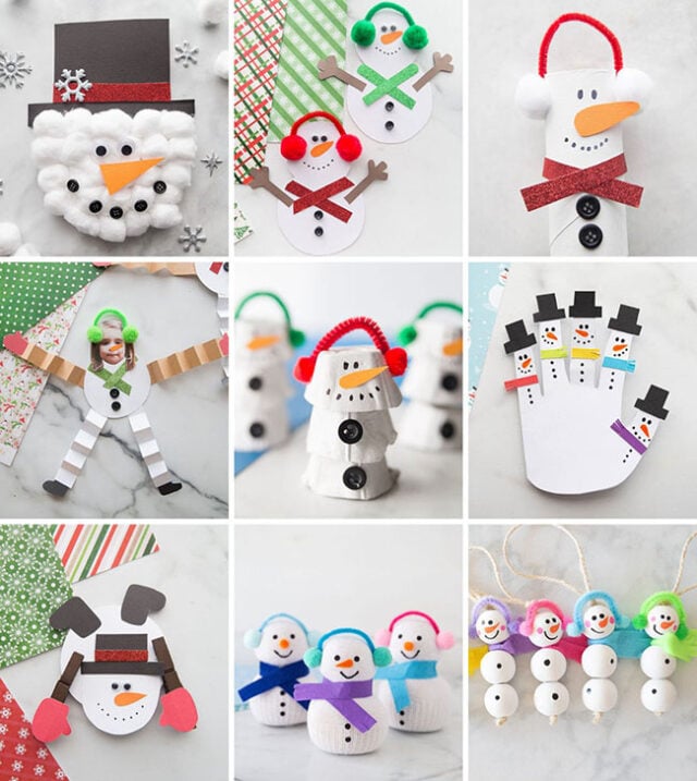 Snowman Christmas Crafts