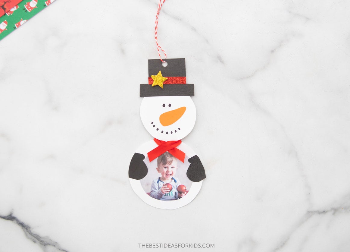 DIY Paper Photo Ornaments (with Free Printable Template) - The Best ...