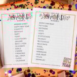 New Year Word Scramble