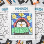 Penguin Color by Number