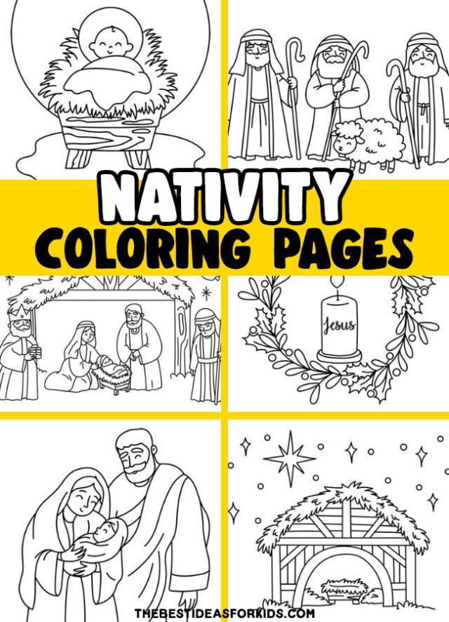 Christmas Nativity Scene Paint by Number for Adults Beginner, DIY