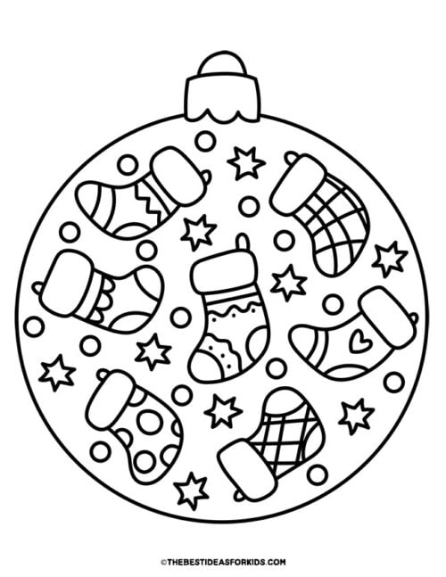 Ornament Coloring Pages (Free Printables) - The Best Ideas for Kids