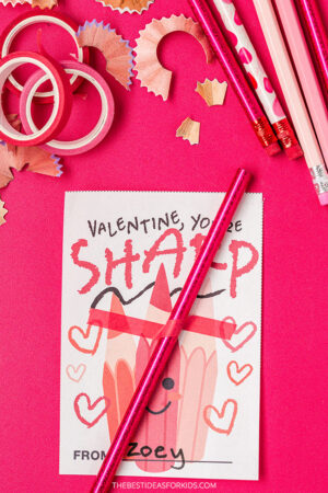 Pencil Valentine Printable (Free Printable) - The Best Ideas for Kids