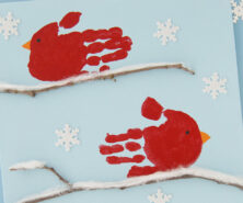 Cardinal Handprint
