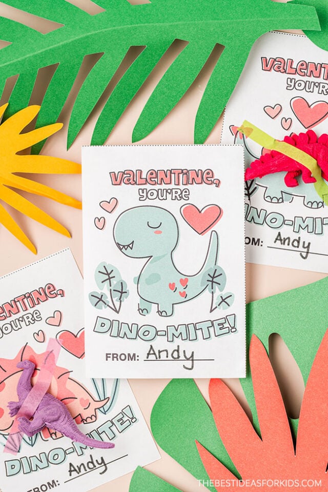 Free Dinosaur Valentine Card