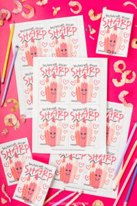 Pencil Valentine Printable (Free Printable) - The Best Ideas for Kids