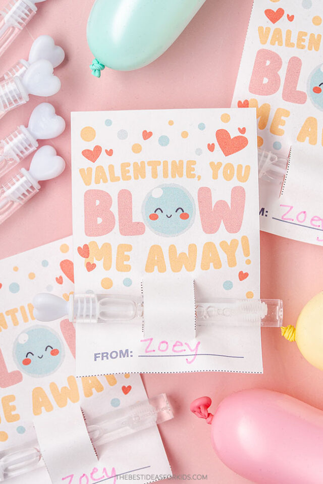 Bubble Valentines (Free Printable) The Best Ideas for Kids