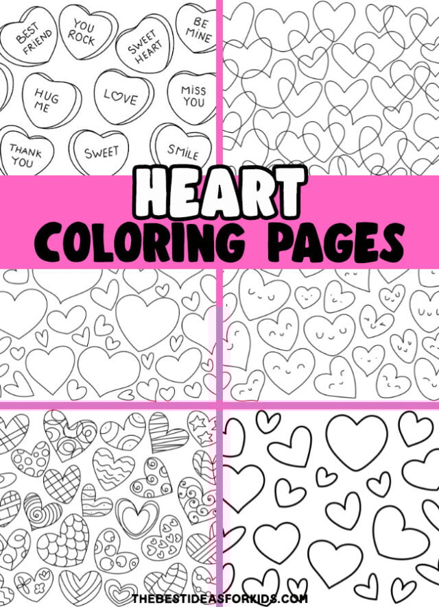 Heart Coloring Pages Free Printables
