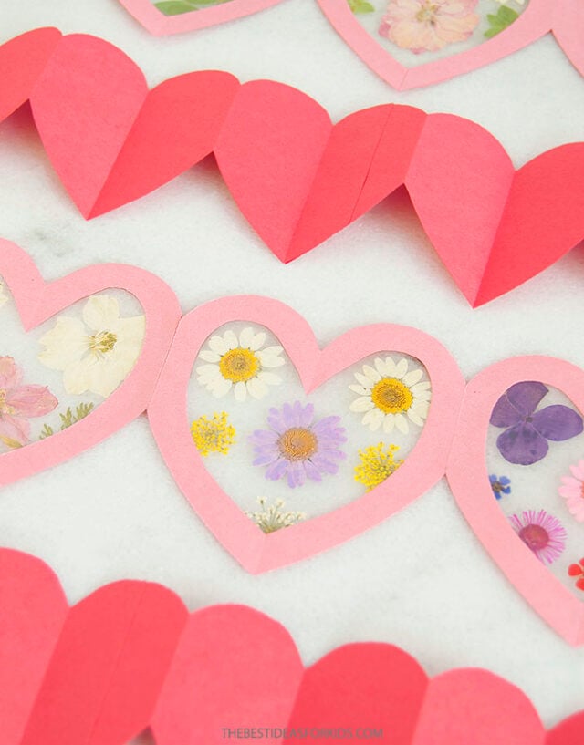 How to Make Paper Heart Chains