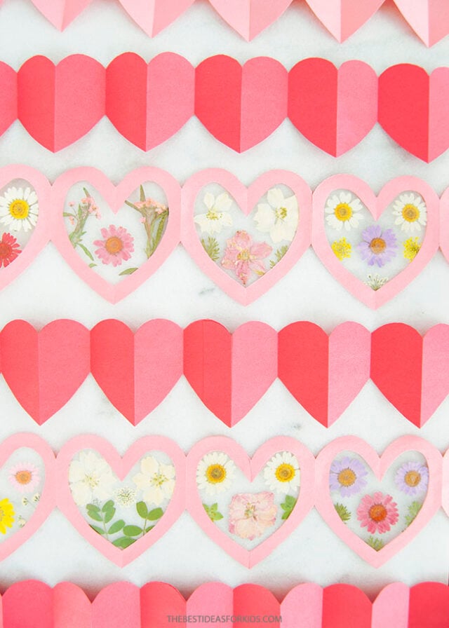 How to Make a Paper Heart Chain