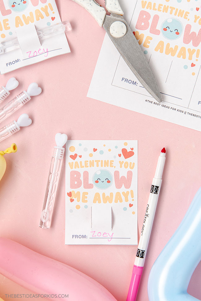 Bubble Valentines (Free Printable) - The Best Ideas for Kids