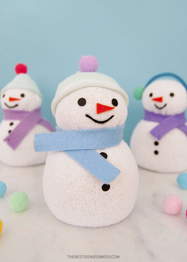 Sock Snowman Craft for Kids